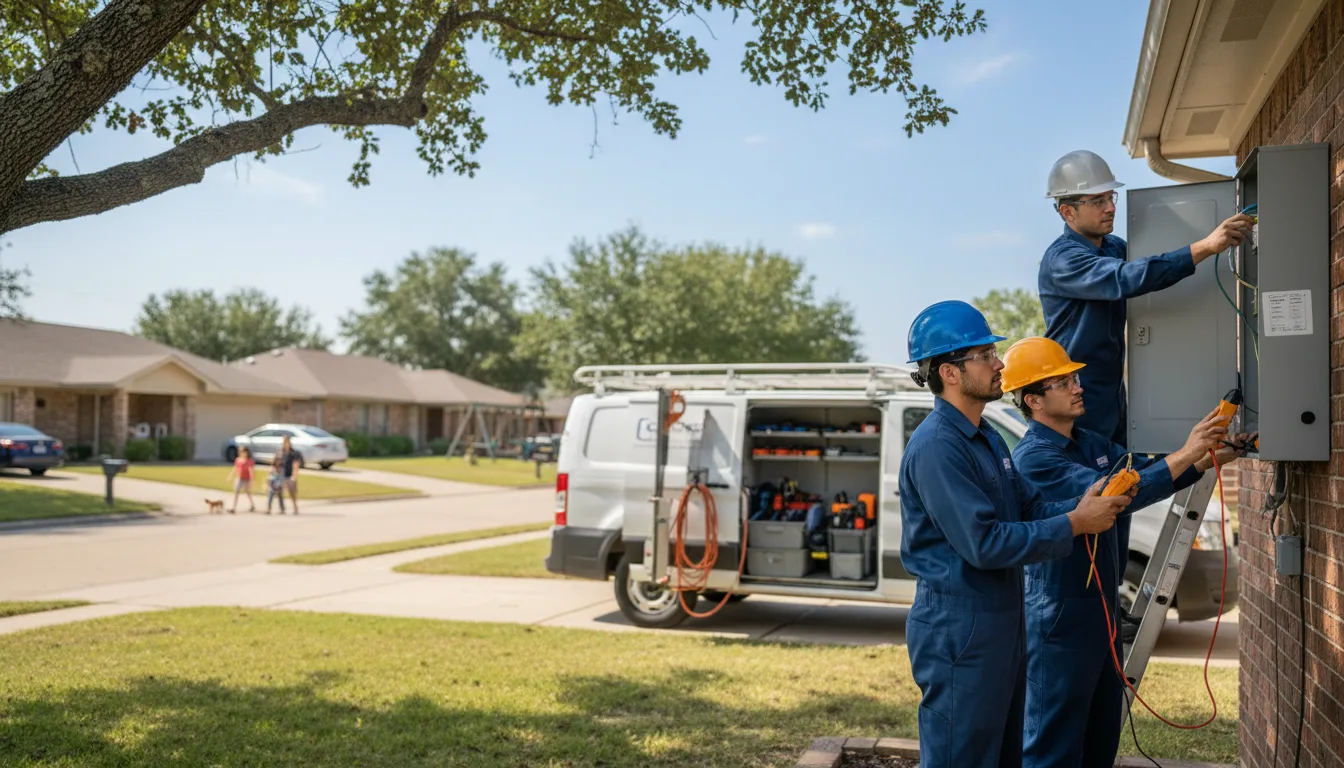 Certified electrician providing emergency electrical services in Marion, IN